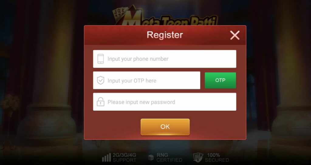 Meta Teen Patti Register