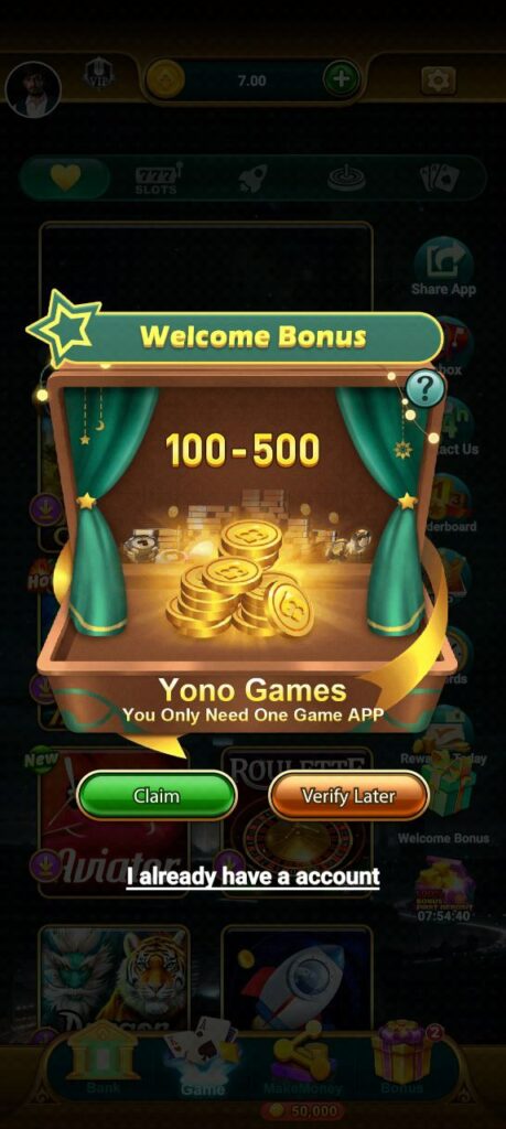 Yono Games Login